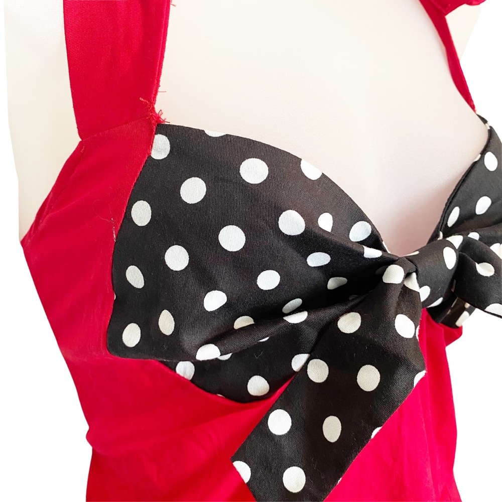 Pin Up / Retro Style Halter Dress - Picture 5 of 8